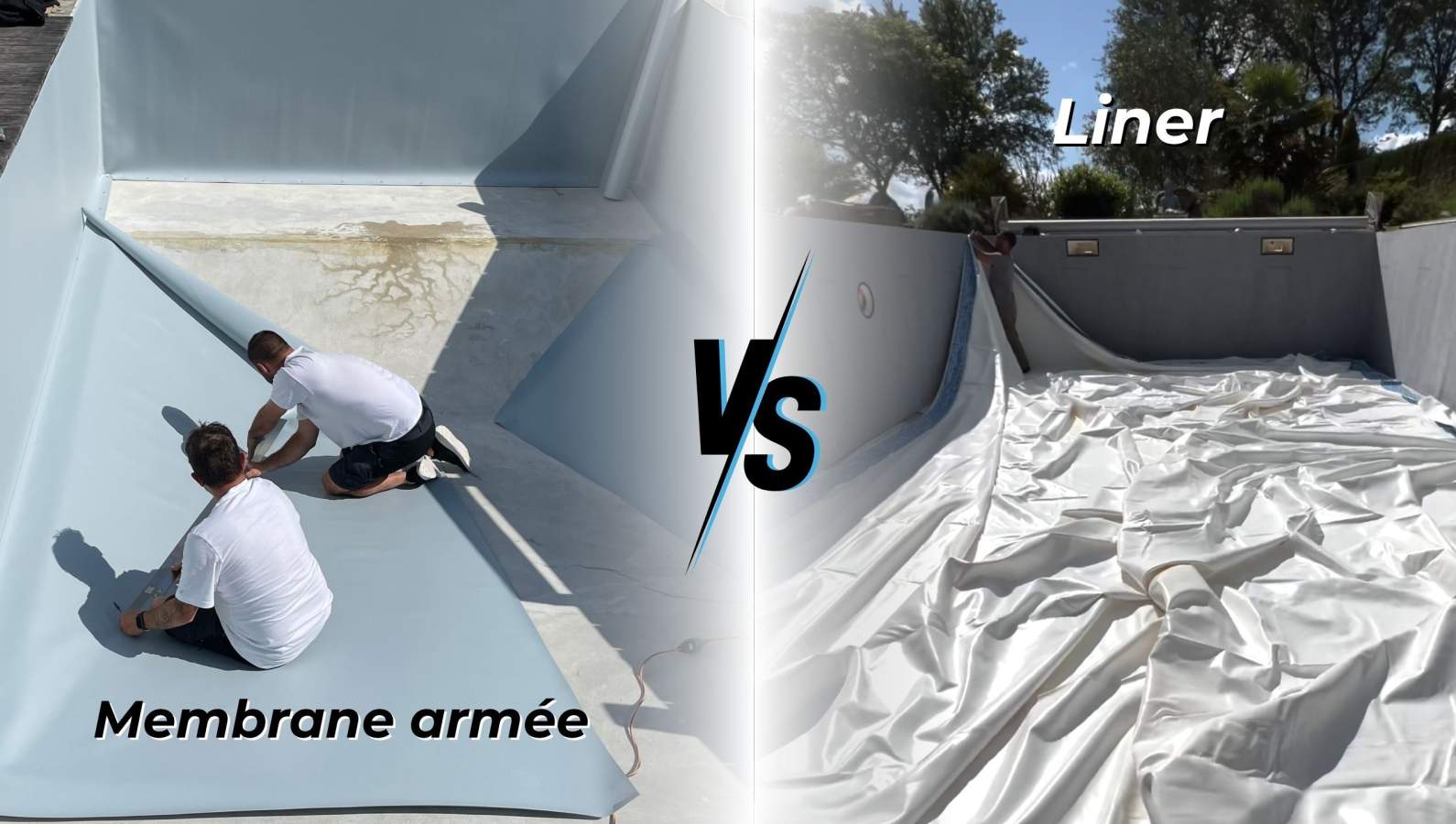 Quelles sont les différences entre liner et membrane armée ?
